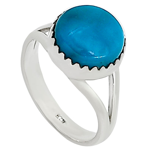 Natural Rare Turquoise Nevada Aztec Mt Ring size-6 R-1227 27-ER16060