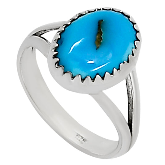 Natural Rare Turquoise Nevada Aztec Mt Ring size-6 R-1227 27-ER16061
