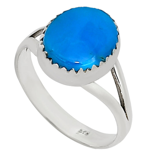 Natural Rare Turquoise Nevada Aztec Mt Ring size-7 R-1227 27-ER16069