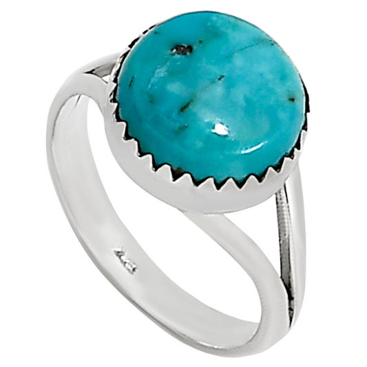 Natural Rare Turquoise Nevada Aztec Mt Ring size-7 R-1227 27-ER16074
