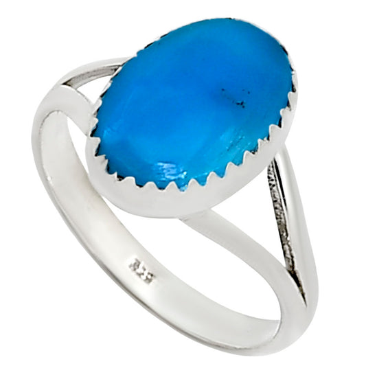 Natural Rare Turquoise Nevada Aztec Mt Ring size-7 R-1227 27-ER16080
