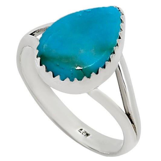 Natural Rare Turquoise Nevada Aztec Mt Ring size-7 R-1227 27-ER16091