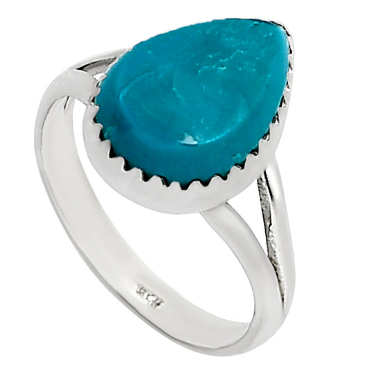 Natural Rare Turquoise Nevada Aztec Mt Ring size-7 R-1227 27-ER16092