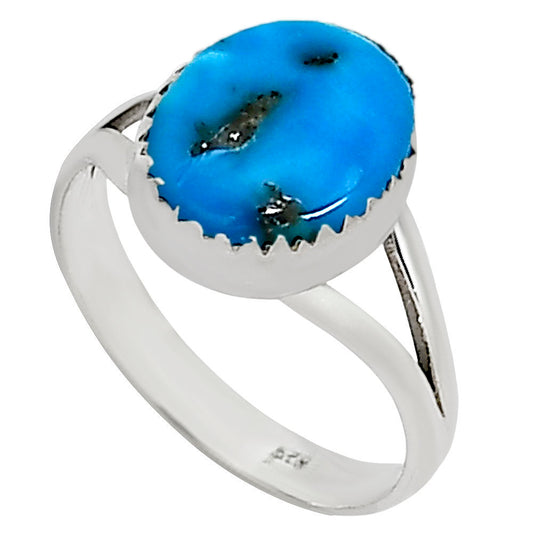 Natural Rare Turquoise Nevada Aztec Mt Ring size-8 R-1227 27-ER16105