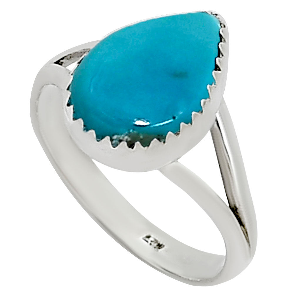 Natural Rare Turquoise Nevada Aztec Mt Ring size-8 R-1227 27-ER16114