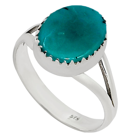 Natural Rare Turquoise Nevada Aztec Mt Ring size-9 R-1227 27-ER16126
