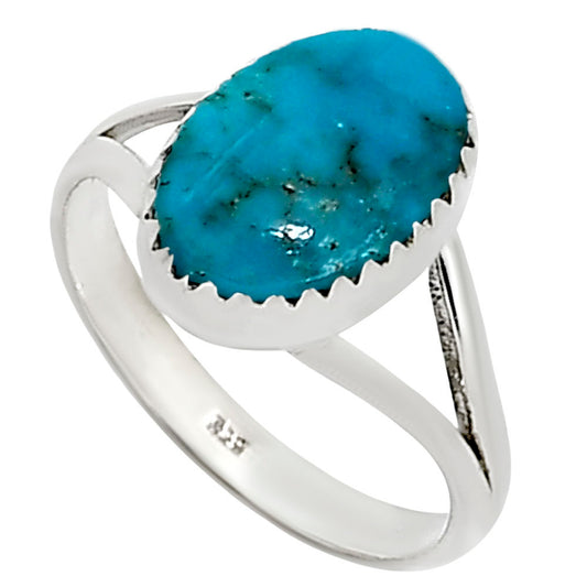 Natural Rare Turquoise Nevada Aztec Mt Ring size-9 R-1227 27-ER16131