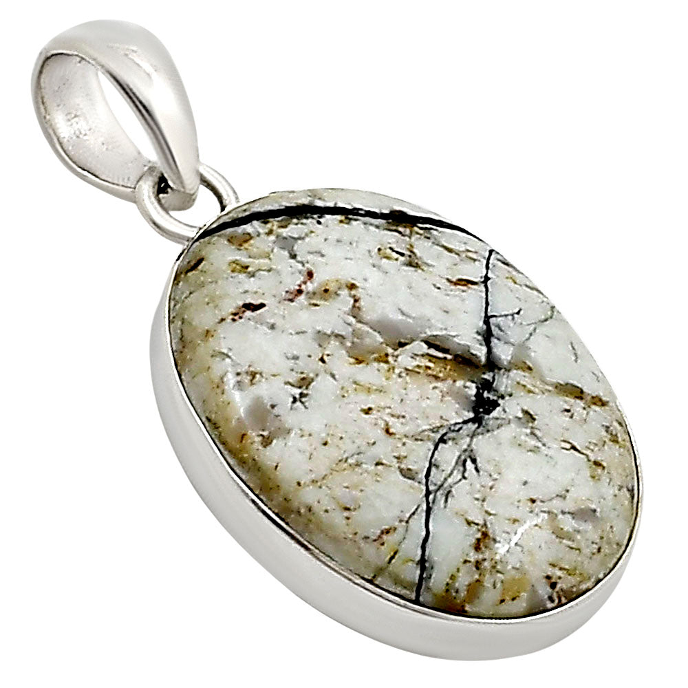 Authentic White Buffalo Turquoise Nevada Pendant P-1001 28-EP10950