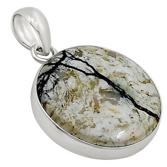 Authentic White Buffalo Turquoise Nevada Pendant P-1001 28-EP10962