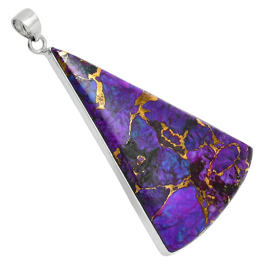 Premium Quality Copper Purple Turquoise - Arizona Pendant P-1001 31-EP10182