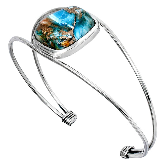 Premium Quality Spiny Oyster Turquoise Cuff Bangle Bracelet B-1013 32-EB10339