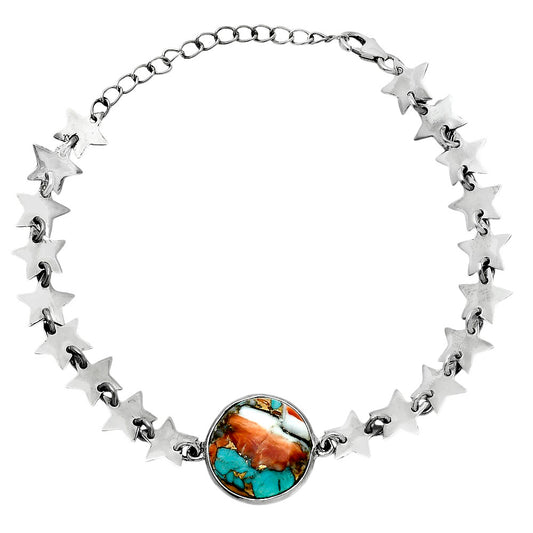 Premium Quality Star - Spiny Oyster Turquoise Bracelet B-1044 32-EB10355