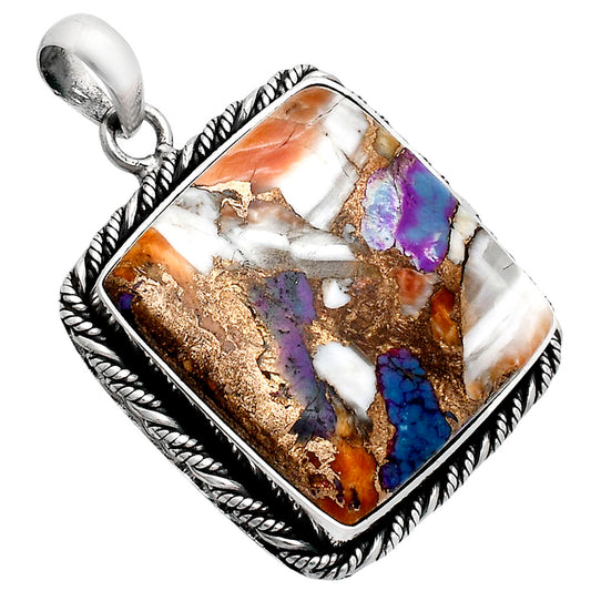 Premium Quality Spiny Oyster Turquoise Pendant P-1074 32-EP10207