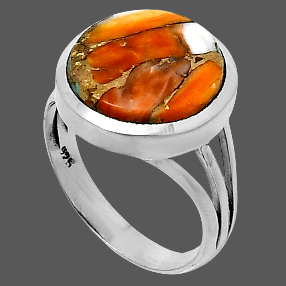 Premium Spiny Oyster Turquoise Ring size-7 R-1006 32-ER12419