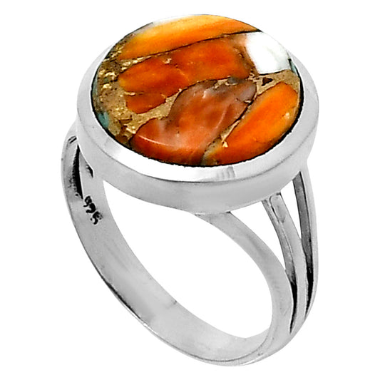 Premium Spiny Oyster Turquoise Ring size-7 R-1006 32-ER12419