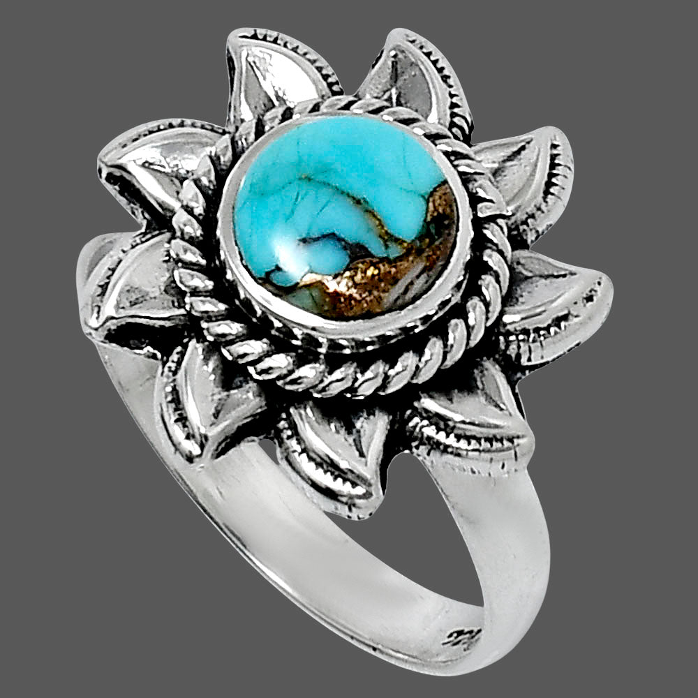 Premium Spiny Oyster Turquoise Ring size-7 R-1617 32-ER12500