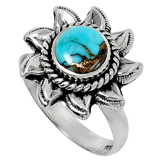 Premium Spiny Oyster Turquoise Ring size-7 R-1617 32-ER12500
