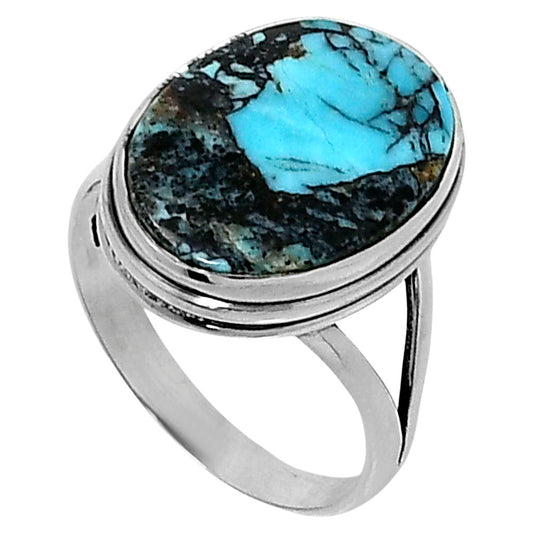 Premium Quality Lucky Charm Tibetan Turquoise Ring size-8 R-1008 33-ER12557