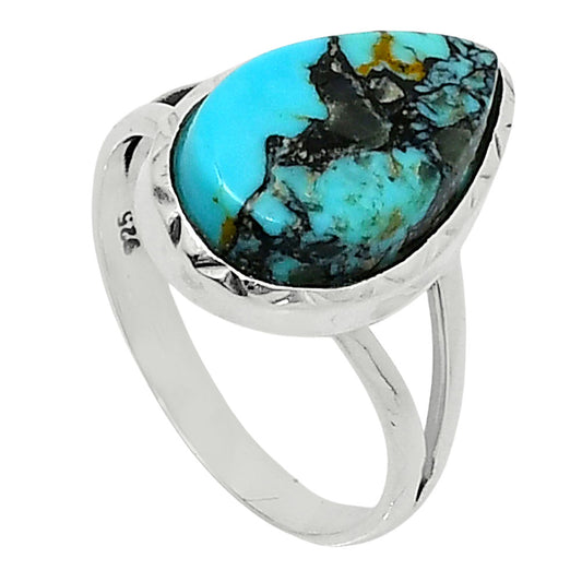 Premium Quality Lucky Charm Tibetan Turquoise Ring size-8 R-1074 33-ER12576