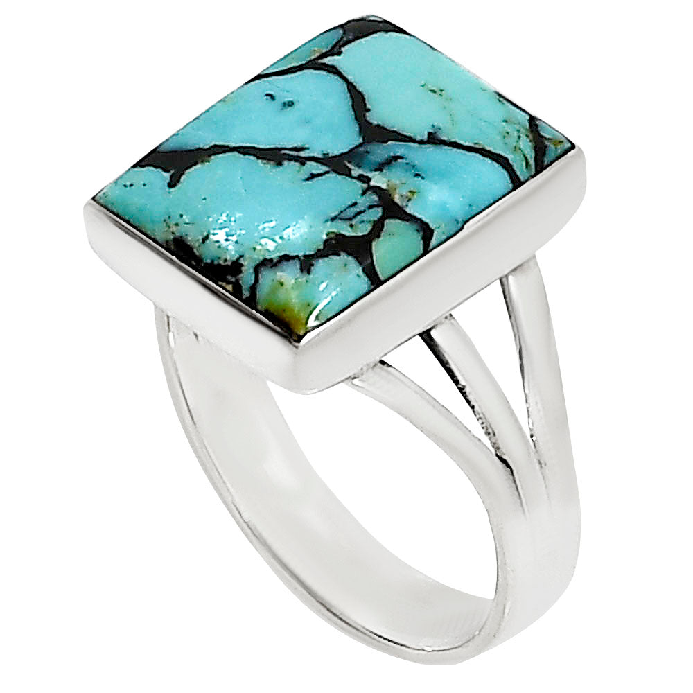 Lucky Charm Tibetan Turquoise Ring size-10 R-1003 33-ER15059