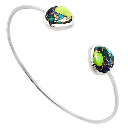 Premium Quality Multi Copper Turquoise Cuff Bangle Bracelet B-1004 34-EB10365