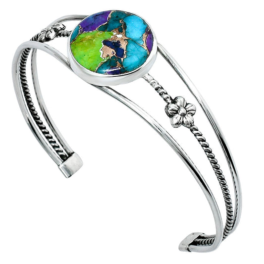 Premium Quality Multi Copper Turquoise Cuff Bangle Bracelet B-1012 34-EB10372