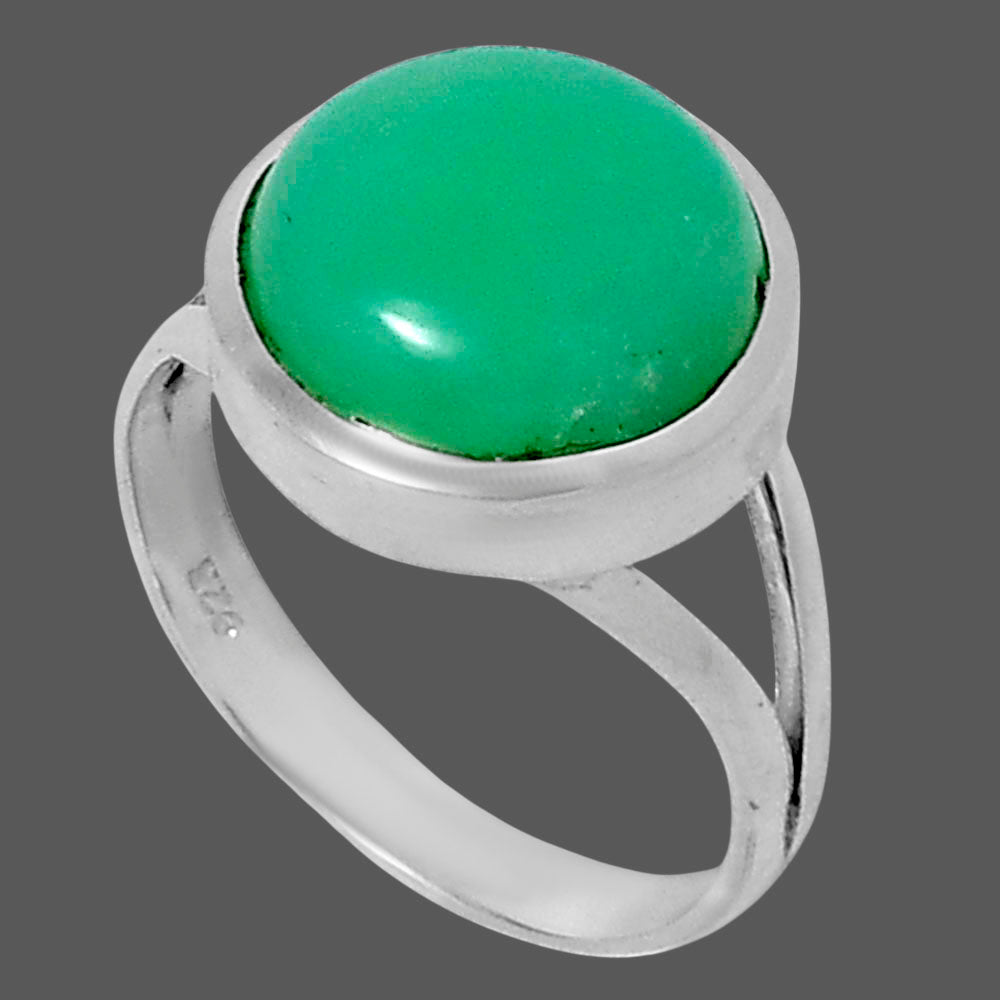 Premium Chrysoprase - Australia Ring size-7 R-1005 35-ER12718