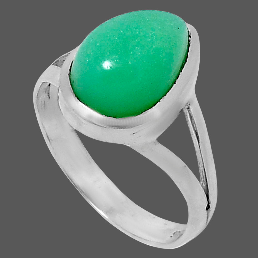 Premium Chrysoprase - Australia Ring size-7 R-1005 35-ER12721
