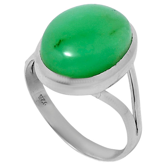 Premium Chrysoprase - Australia Ring size-10 R-1005 35-ER12766
