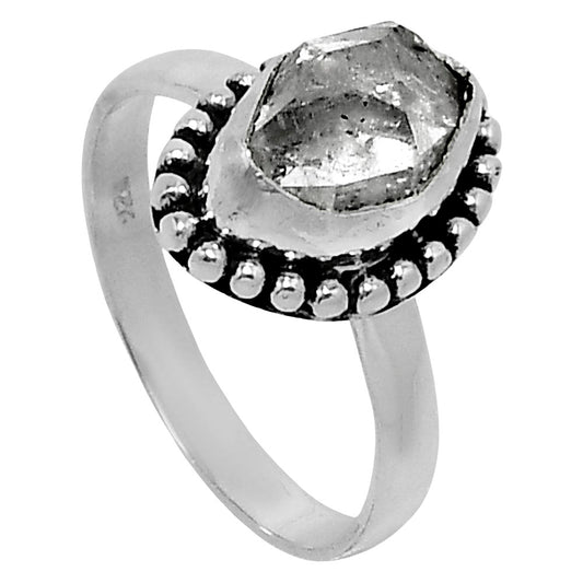 Premium Herkimer Diamond - USA Ring size-8 R-1071 36-ER12859