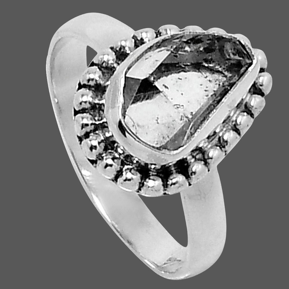 Premium Herkimer Diamond - USA Ring size-6 R-1071 36-ER12880