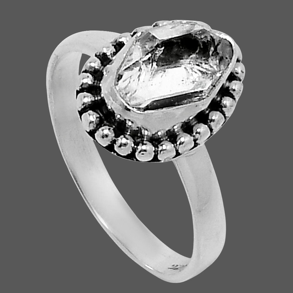 Premium Herkimer Diamond - USA Ring size-8 R-1071 36-ER12887