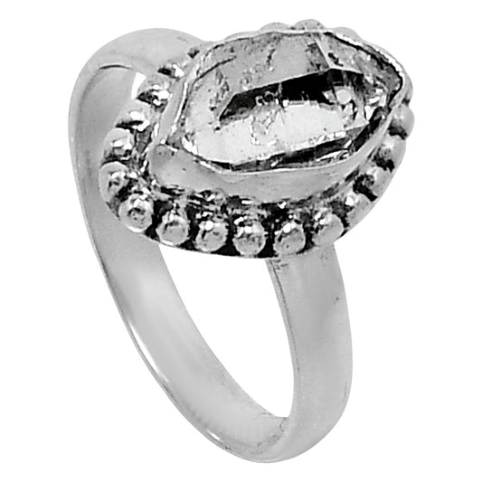 Premium Herkimer Diamond - USA Ring size-6 R-1071 36-ER12908