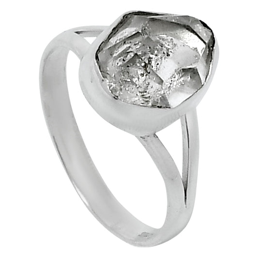 Premium Herkimer Diamond - USA Ring size-8 R-1002 36-ER13030