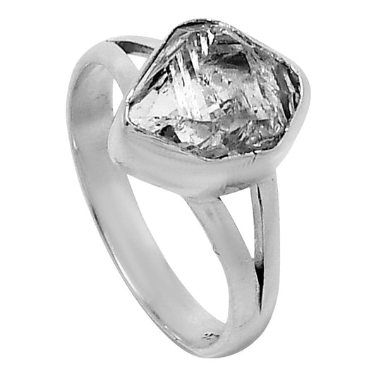 Premium Herkimer Diamond - USA Ring size-7 R-1002 36-ER13049