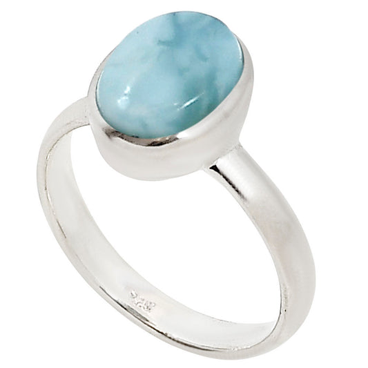 Larimar (Dominican Republic) Ring size-5 R-1004 37-ER15227