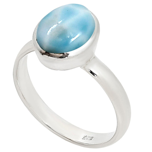 Larimar (Dominican Republic) Ring size-5 R-1004 37-ER15229
