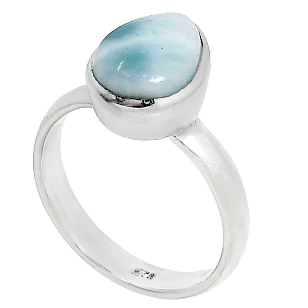 Larimar (Dominican Republic) Ring size-6 R-1004 37-ER15248