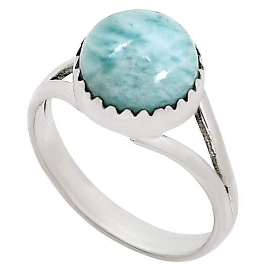 Larimar (Dominican Republic) Ring size-8 R-1210 37-ER15420
