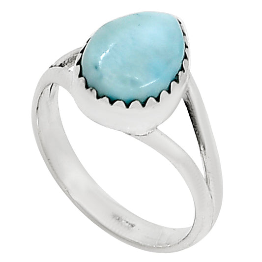 Larimar (Dominican Republic) Ring size-6 R-1210 37-ER15443