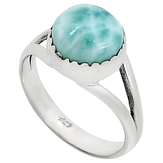Larimar (Dominican Republic) Ring size-6 R-1210 37-ER15447