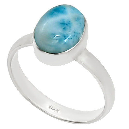Larimar (Dominican Republic) Ring size-7 R-1001 37-ER15463