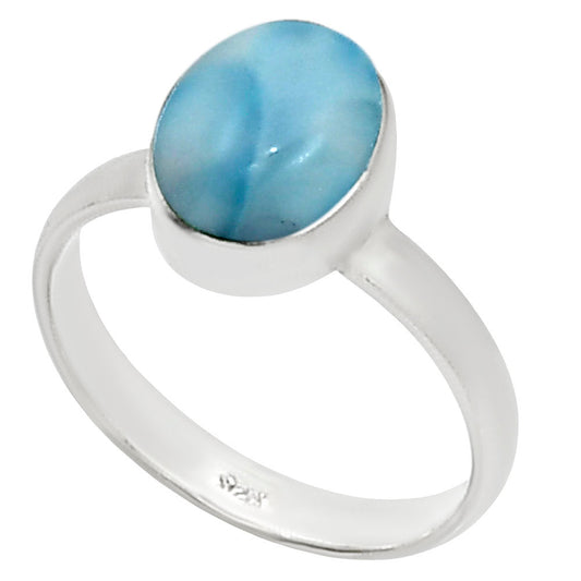 Larimar (Dominican Republic) Ring size-7 R-1001 37-ER15474