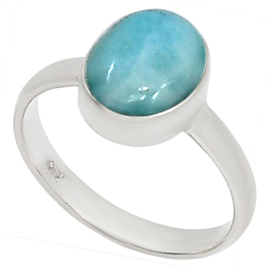 Larimar (Dominican Republic) Ring size-7 R-1001 37-ER15479