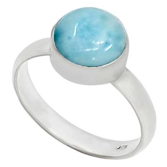 Larimar (Dominican Republic) Ring size-6 R-1001 37-ER15481