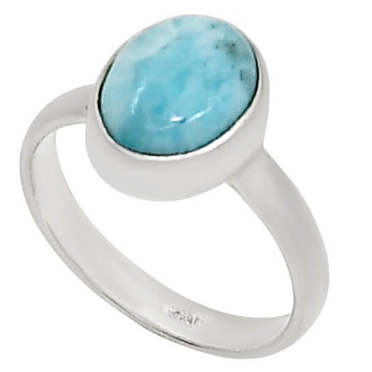 Larimar (Dominican Republic) Ring size-7 R-1001 37-ER15496