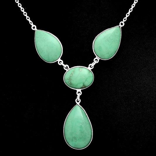 Premium Quality Utah Variscite Necklace N-1013 40-EN10118