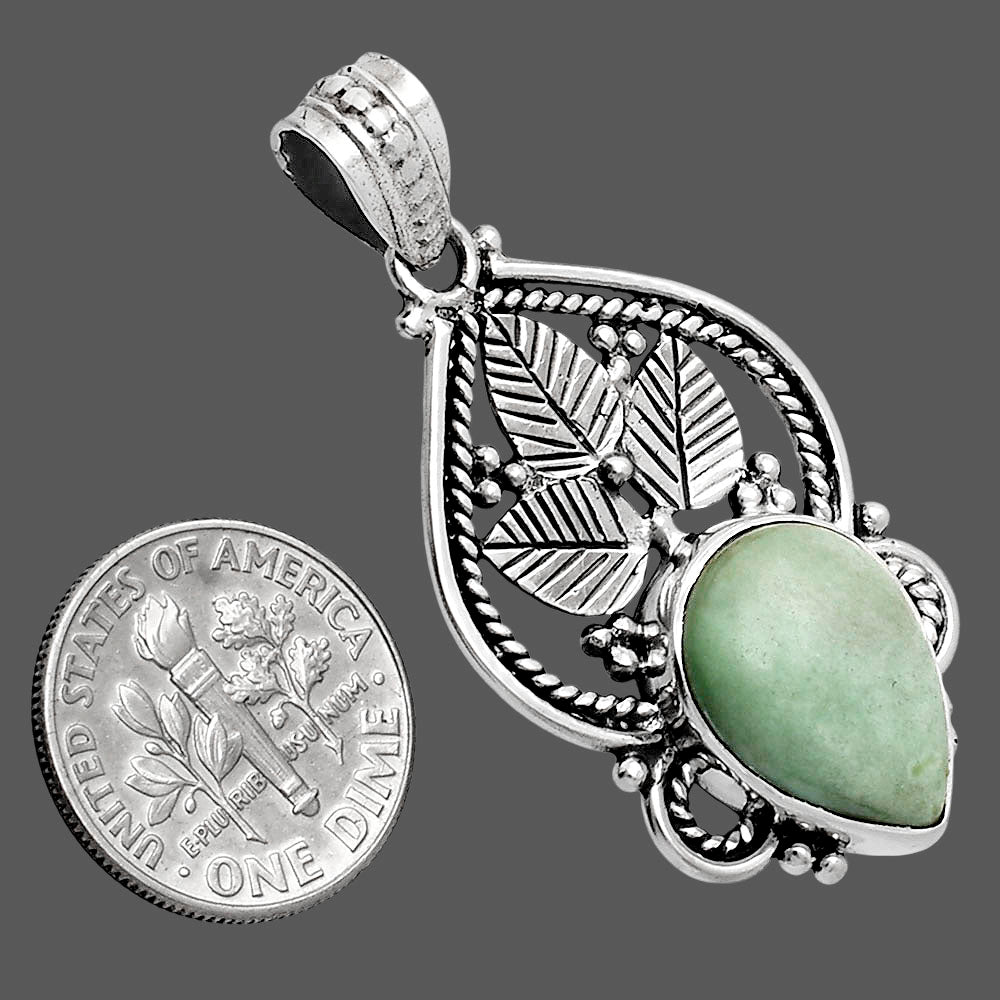 Premium Quality Utah Variscite Pendant P-1258 40-EP10278