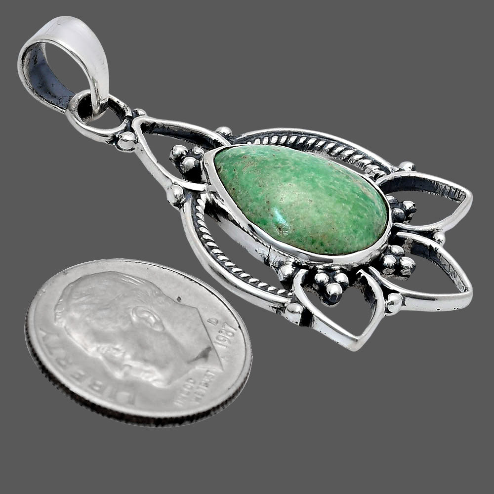 Premium Quality Utah Variscite Pendant P-1444 40-EP10290