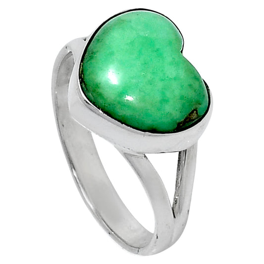 Premium Quality Heart Utah Variscite Ring size-9 R-1073 40-ER13520